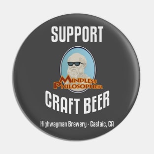 HMB Support Craft Beer: Mindless Philosopher Pin