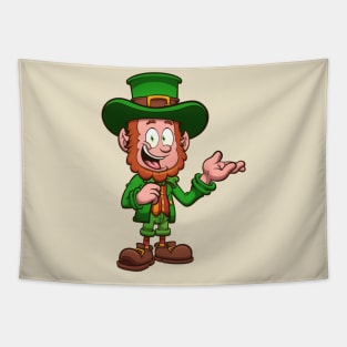 Friendly Leprechaun Tapestry