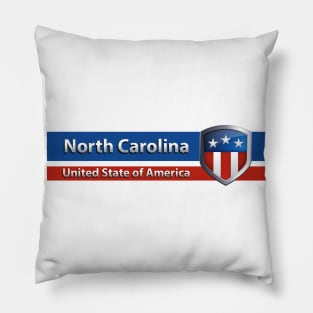 North Carolina - United State of America Pillow