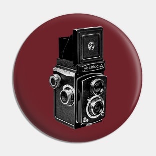 Vintage 1960s Twin Lens Camera - Open Hood Pin