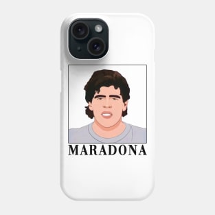 Diego Armando Maradona Cartoon Phone Case