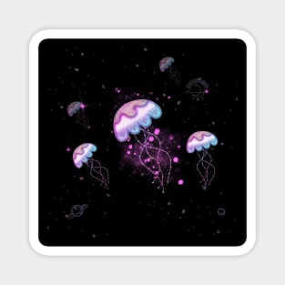 Wonderful jellyfish in the universe Magnet