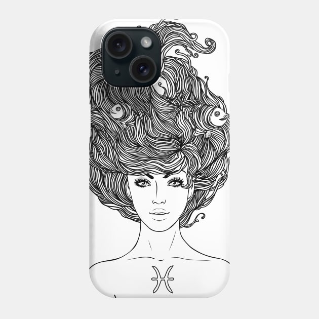 Pisces Phone Case by DISOBEY