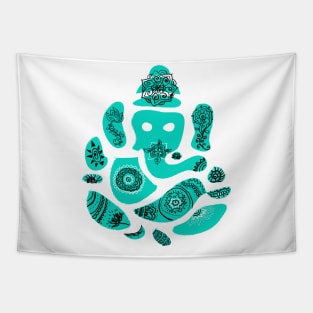 Blue Ganesha Tapestry