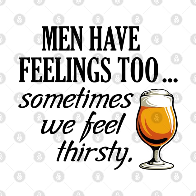 Men Have Feelings Too by AmazingVision