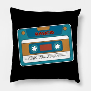 rancid fall back down cassette Pillow