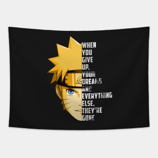 Powerful Shinobi Quote Tapestry