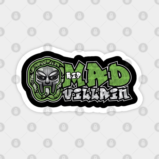 R.I.P. Madvillain - MF Doom tribute Magnet by Gimmickbydesign