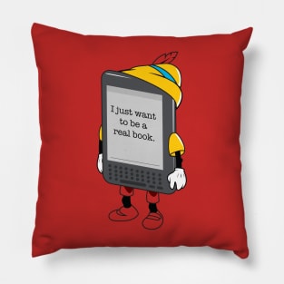 I want to be a real book Pillow