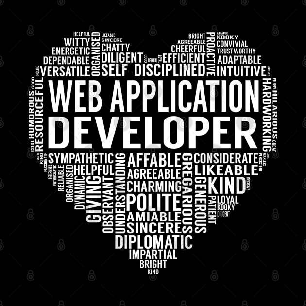 Web Application Developer Heart by LotusTee