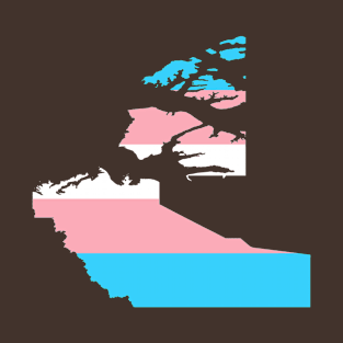 Northwest Territories transgener flag T-Shirt