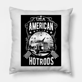 USA - American Hot Rods Pillow