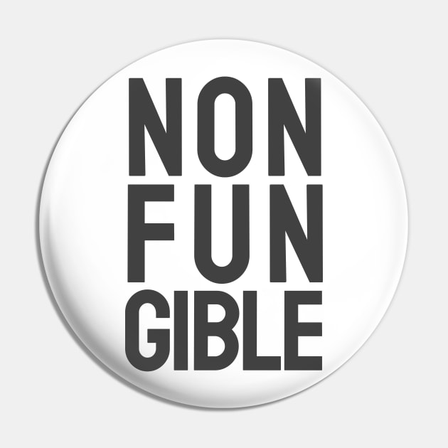 NFT - Non Fungible Token - Crypto Pin by info@dopositive.co.uk