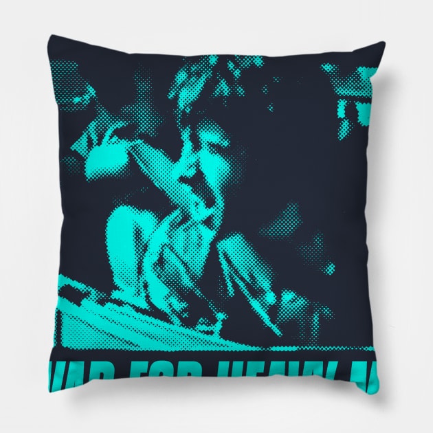 NO WAR FOR HEAVY METAL! Pillow by TeeLabs