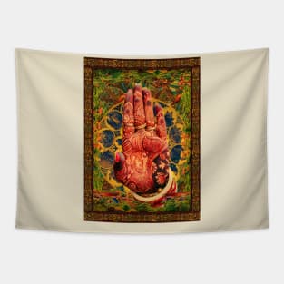 Abhaya Hand Art Tapestry