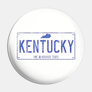 Kentucky License Plate Pin