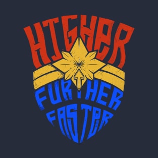 Higher Further Faster Emblem T-Shirt