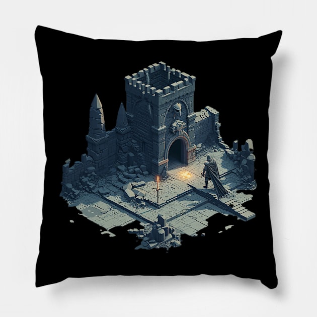 dark souls Pillow by sample the dragon