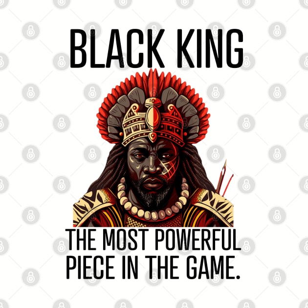 Black King The Most Powerful Piece in the Game by UrbanLifeApparel