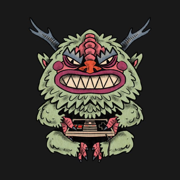 Angry Yeti Retro Gamer by rudyfaber