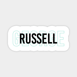 George Russell Driver Name - 2022 Season #3 Magnet