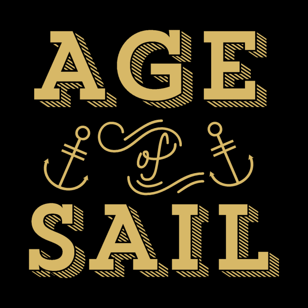 Age of Sail Vintage Nautical Sailing Text by ballhard