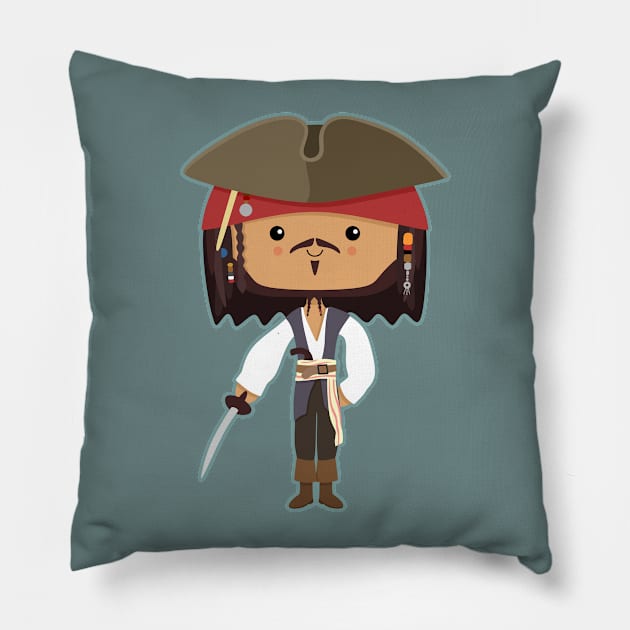 The Black Pearl Pillow by sombrasblancas