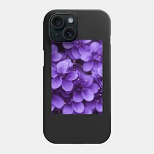 Beautiful Violet Flowers, for all those who love nature #124 Phone Case