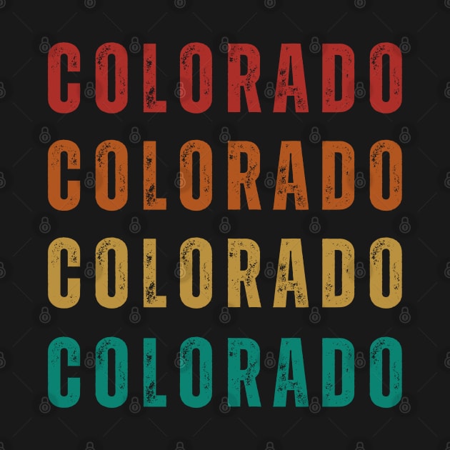 Colorado State Lettering by TayaDesign