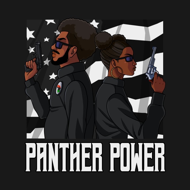 Black Panther Party Panther Power by Noseking