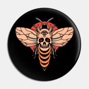 devil bee tattoo Pin