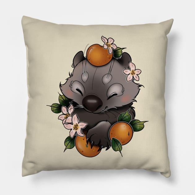 wombat Pillow by Ninja banana