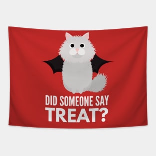 British Longhair Halloween Trick or Treat Tapestry