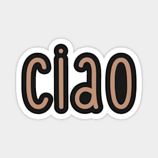 Ciao beige neutral Magnet