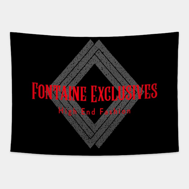 Fontaine Exclusive Diamond Logo #7 Tapestry by Fontaine Exclusives