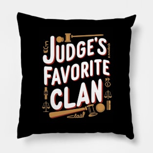 Judge's Favorite Clan Pillow