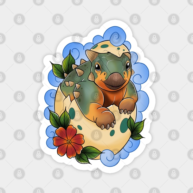 Baby Bumpy Magnet by Jurassic Ink