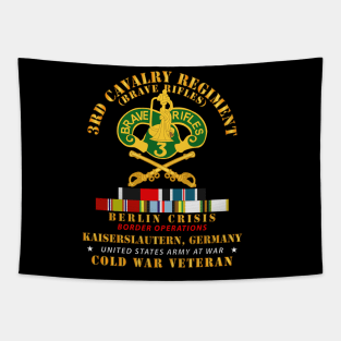 3rd Cavalry Regiment - Berlin Crisis w  COLD EXP OCCPY SVC Tapestry