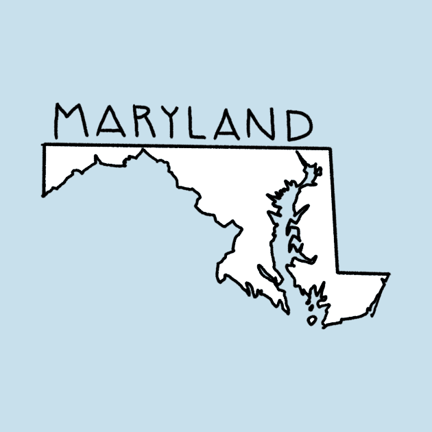 The State of Maryland - No Color by loudestkitten