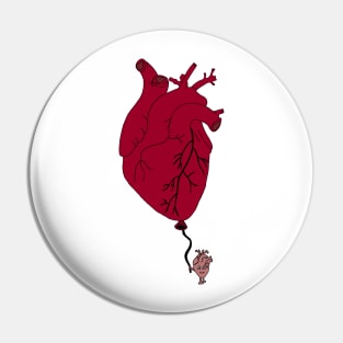 Heart Balloon Pin