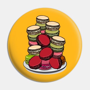 Rainbow Macarons Pin