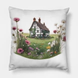 Country farm house Pillow