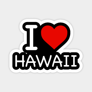 Hawaii - I Love Icon Magnet