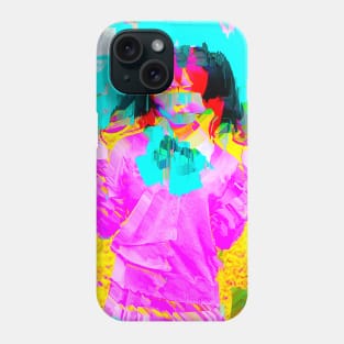 Anime Cosplay Girl Glitch Art 05 Phone Case