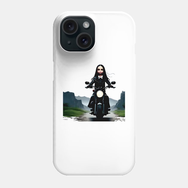 biker wednesday Phone Case by sweetvision