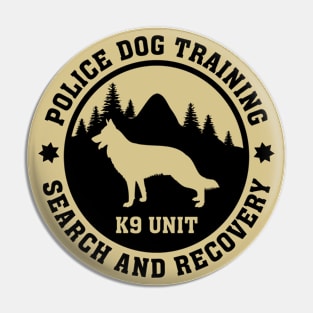 K9 Police Dog Training Pin