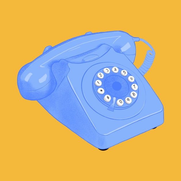 Retro Rotary Phone by aykimkio