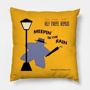 Meepin' in the Rain Pillow