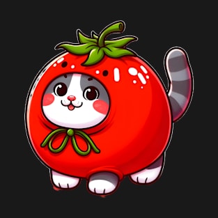 Cat in a Tomato Costume T-Shirt