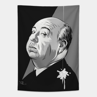 Alfred Hitchcock - An illustration by Paul Cemmick Tapestry